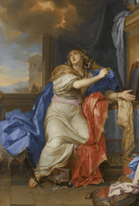 Marie-Madeleine renonçant aux vanités du monde Lebrun