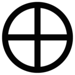 croix dans cercle solaire