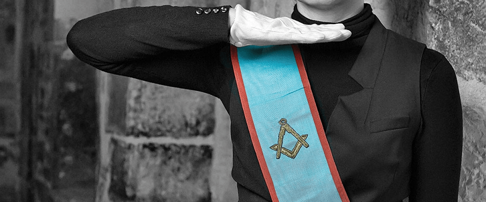 Le signe d'ordre de l'Apprenti : planche maçonnique