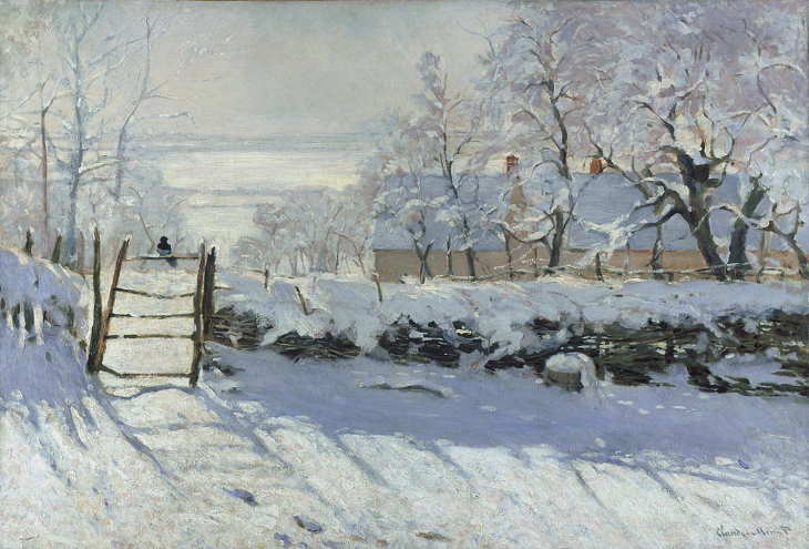 claude monet la pie silence