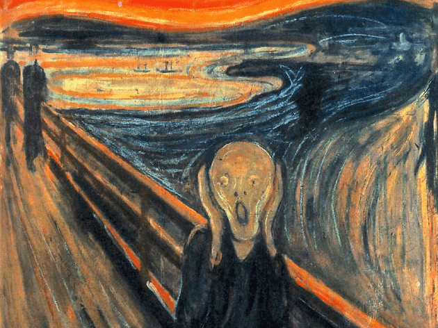 le cri munch silence