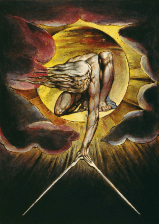 Le grand architecte william blake compas