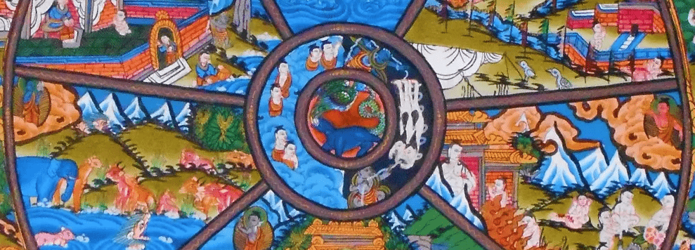 roue du karma ou roue des existences