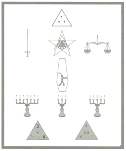 Tableau de loge 8ème degré symbolisme