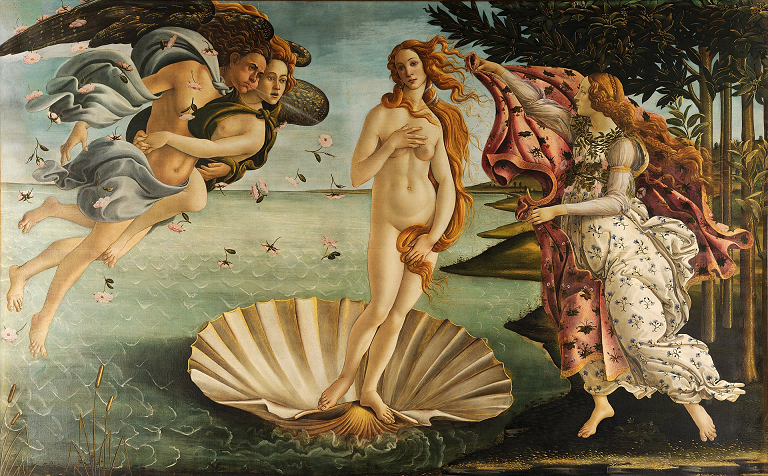 la naissance de vénus tableau botticelli