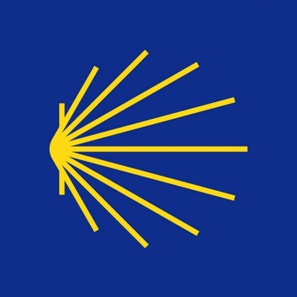 logo européen coquille saint-jacques de compostelle