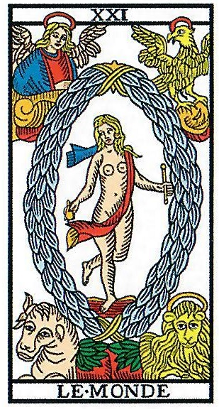 Le monde tarot de Marseille Camoin