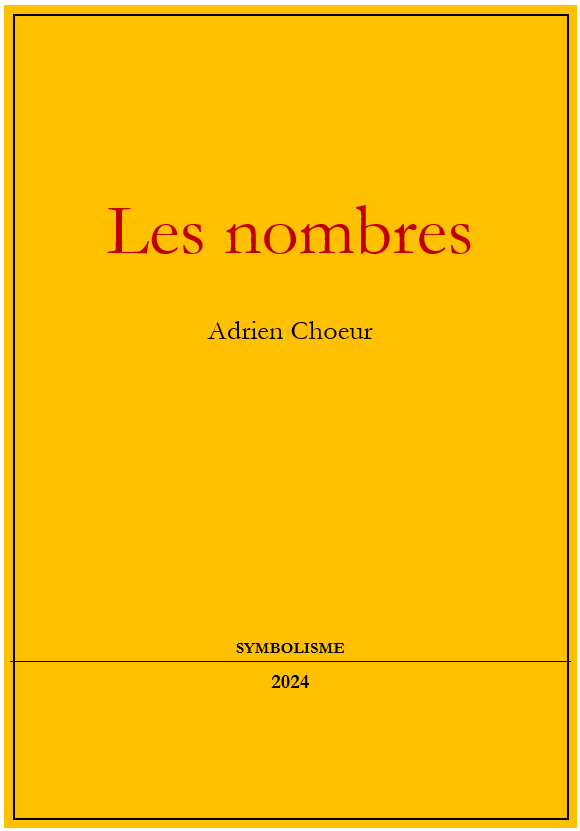Les nombres - Adrien Choeur