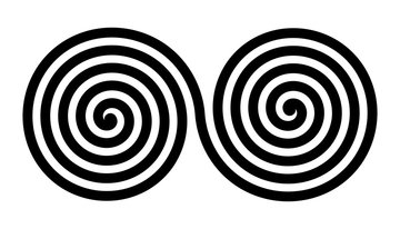 motif celtique en forme de double spirale