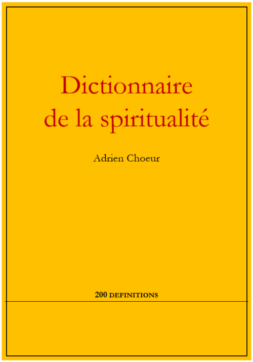 Dictionnaire de la spiritualité