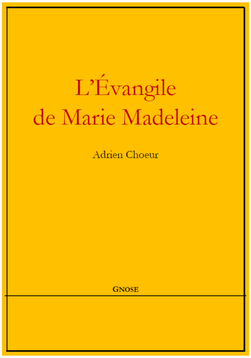 L'évangile de marie-madeleine pdf - Adrien Choeur