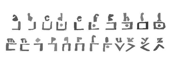 alphabet maçonnique code