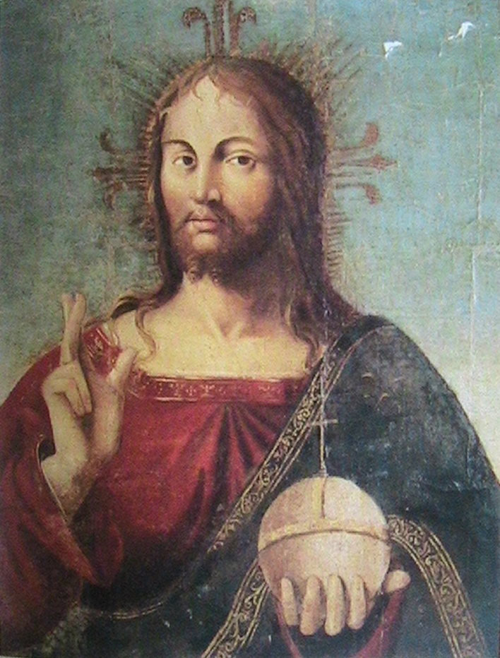 croix sur globe salvator mundi