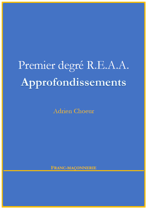Premier degré REAA approfondissements Adrien Choeur