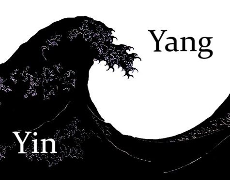 vague hokusai yin et yang